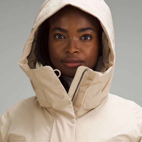 NWT Lululemon StretchSeal Waterproof Down-Filled Parka Trench - Picture 6 of 16